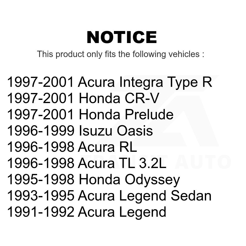 Front Disc Brake Rotor 8-9177 For Honda CR-V Acura Integra Prelude Odyssey Legend TL RL Isuzu Oasis