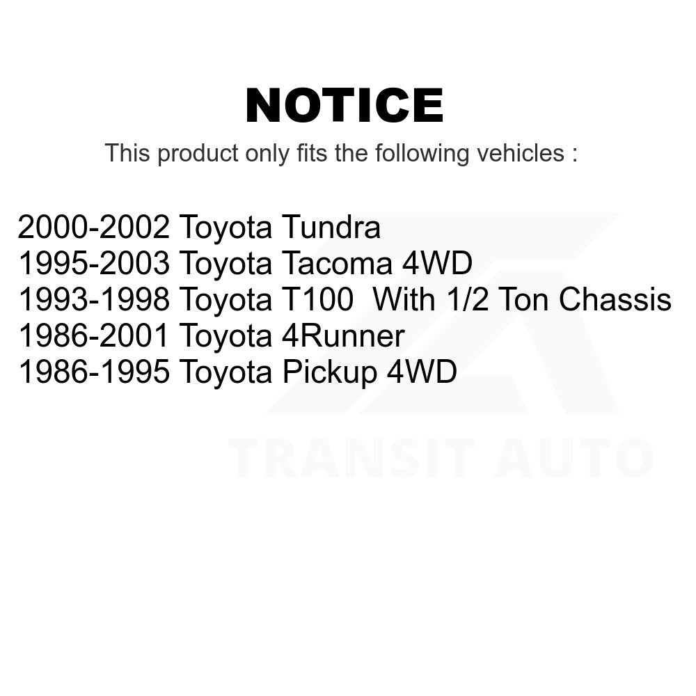 Rear Brake Drum 8-9328 For Toyota Tacoma 4Runner Pickup Tundra T100
