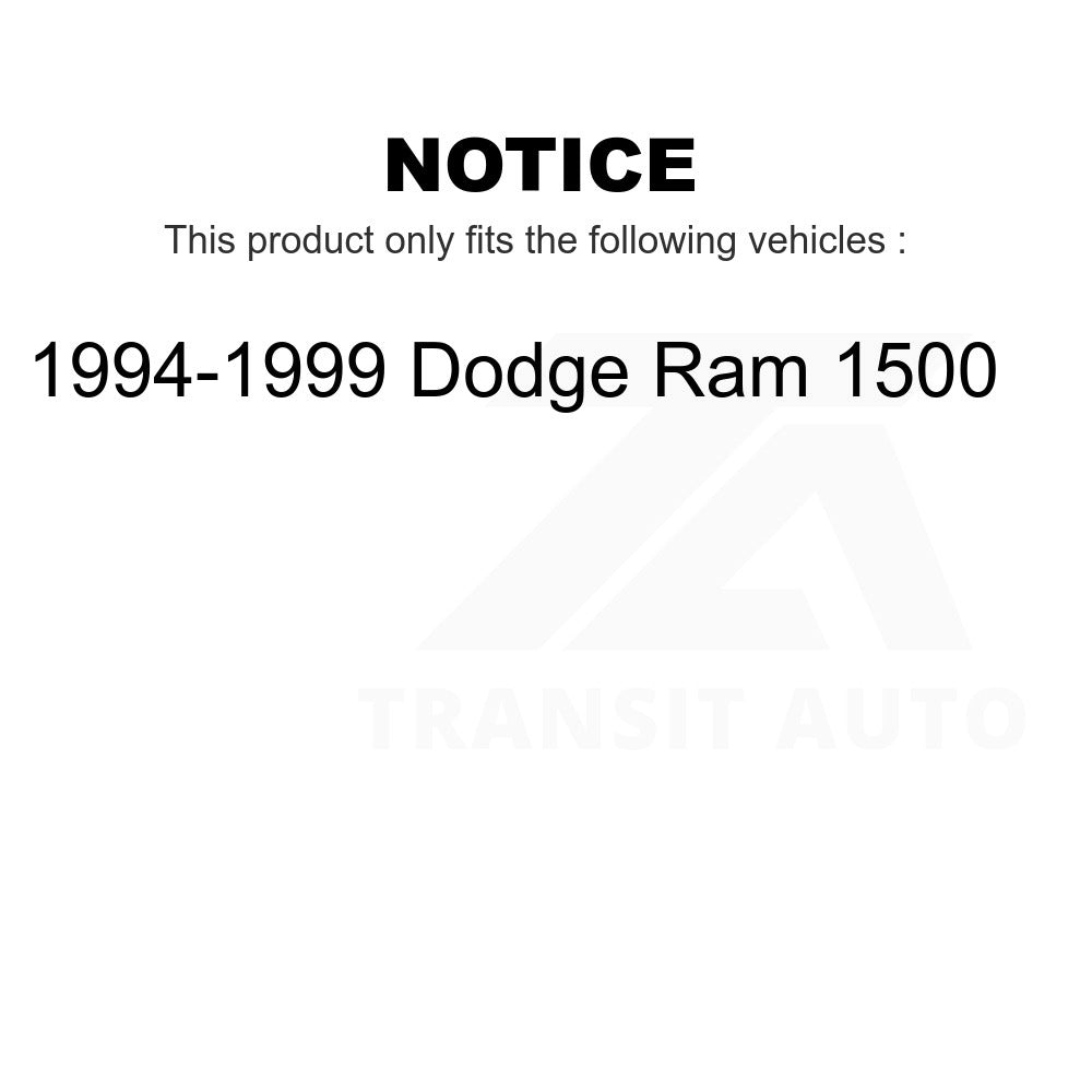 Rear Brake Drum 8-9563 For 1994-1999 Dodge Ram 1500
