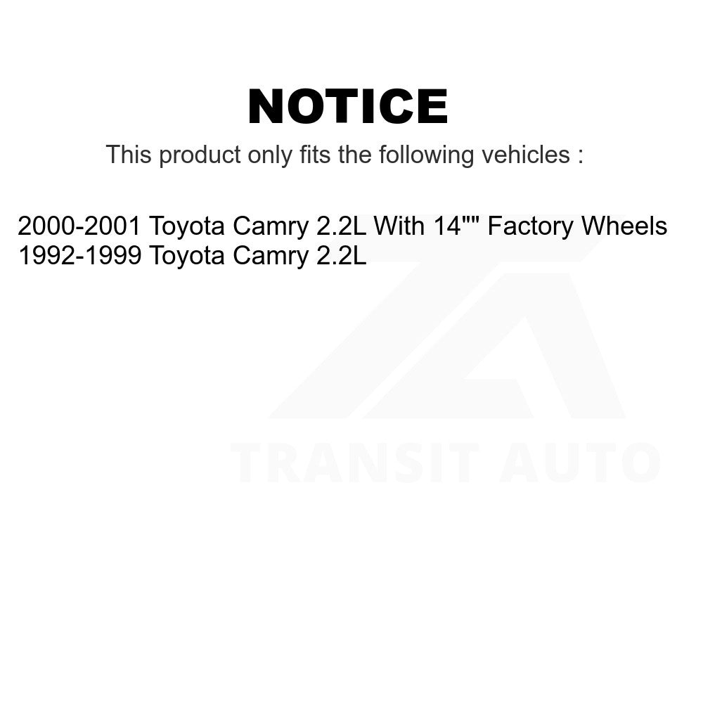 Front Disc Brake Rotor 8-96219 For Toyota Camry 2.2L