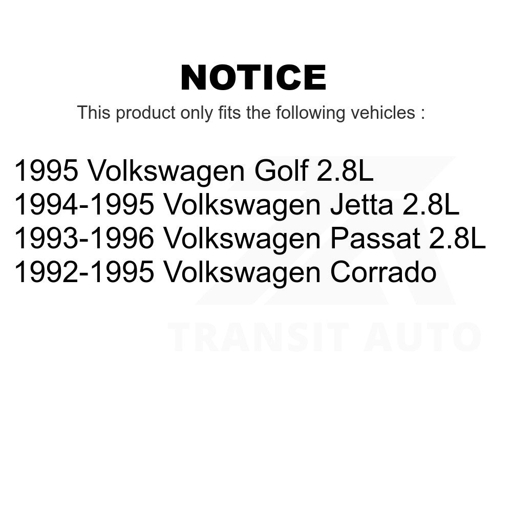 Front Disc Brake Rotor 8-96346 For Volkswagen Jetta Passat Corrado Golf