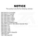 Front Disc Brake Rotor 8-96759 For Saturn Saab L200 9-5 9-3 L300 LS1 L100 LW200 LS2 900 LW300 LW2 LW1 LS