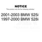 Front Disc Brake Rotor 8-96801 For BMW 528i 525i
