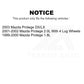 Front Disc Brake Rotor 8-96818 For Mazda Protege