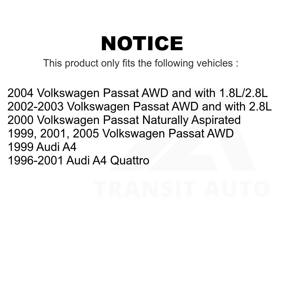 Rear Disc Brake Rotor 8-96939 For Volkswagen Passat Audi A4 Quattro