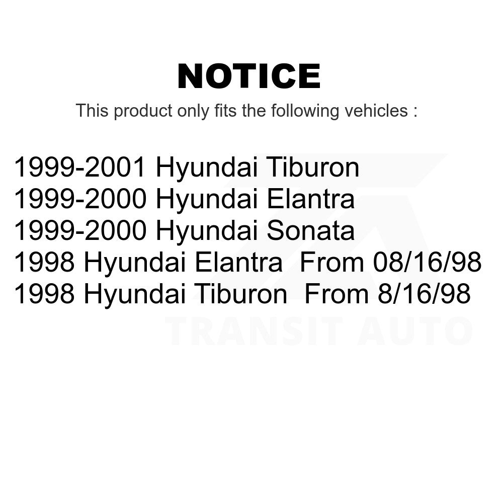 Front Disc Brake Rotor 8-96989 For Hyundai Elantra Tiburon Sonata