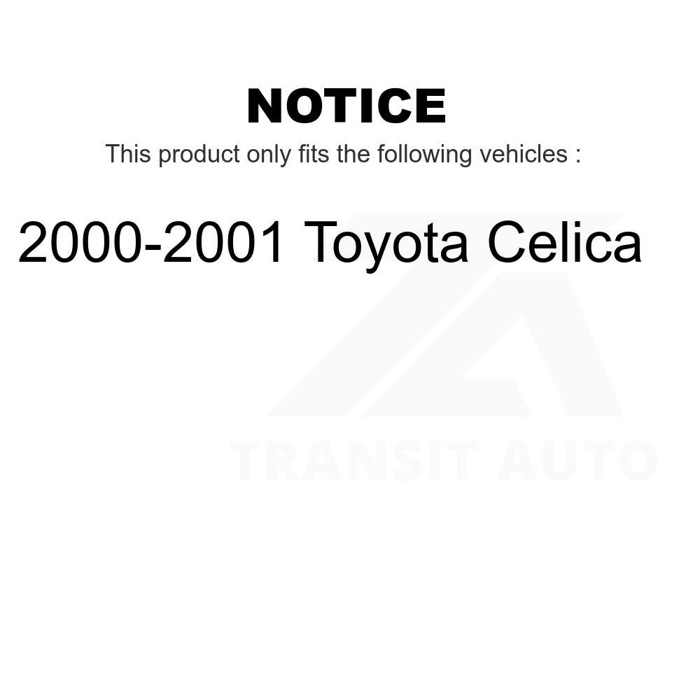 Rear Brake Drum 8-9704 For 2000-2001 Toyota Celica