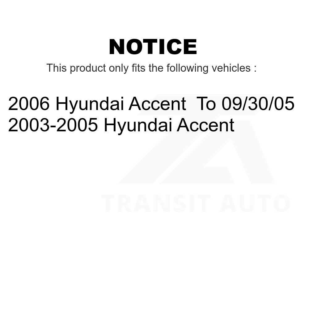 Rear Brake Drum 8-9748 For Hyundai Accent
