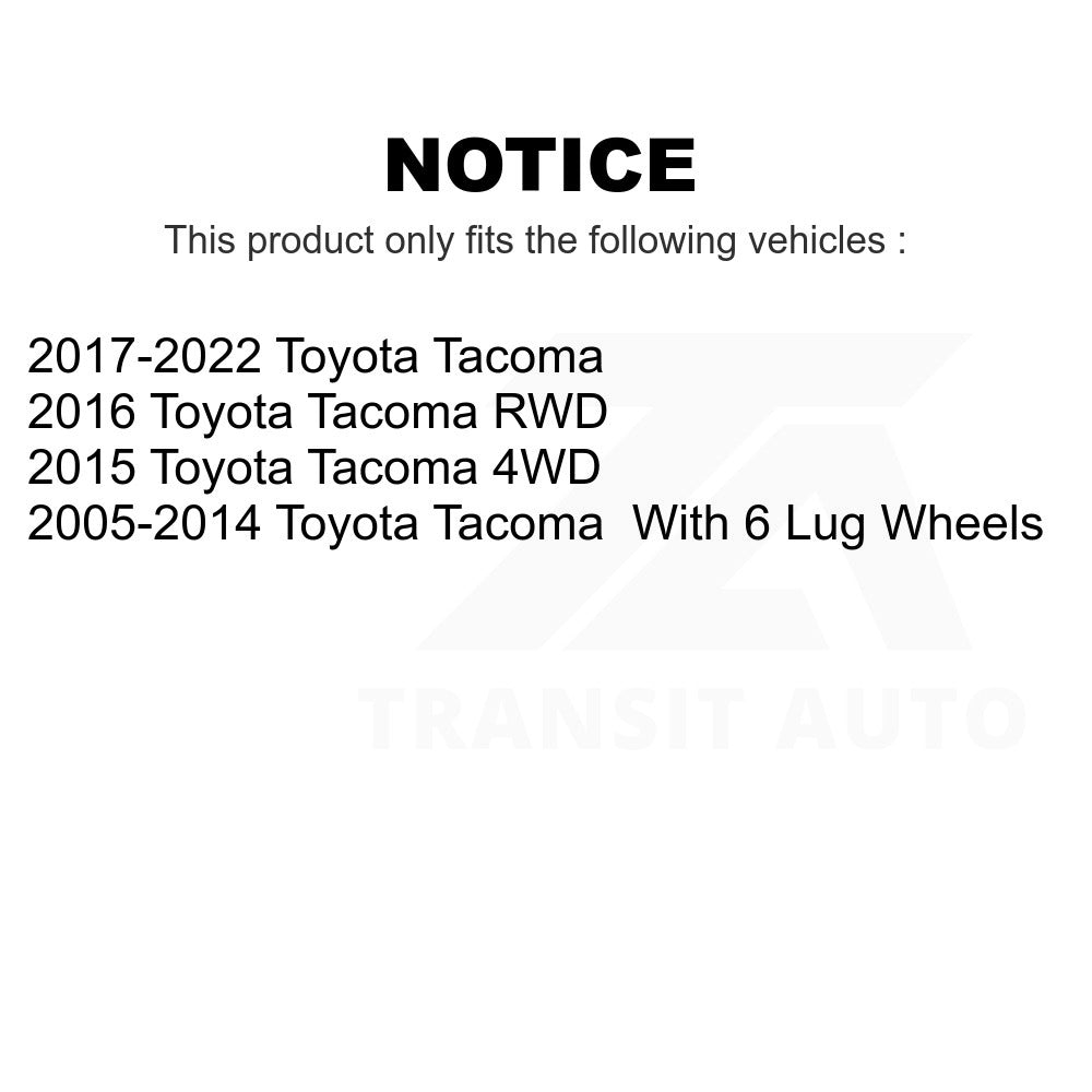 Rear Brake Drum 8-9779 For Toyota Tacoma