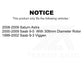 Front Disc Brake Rotor 8-980057 For Saab 9-5 9-3 Saturn Astra