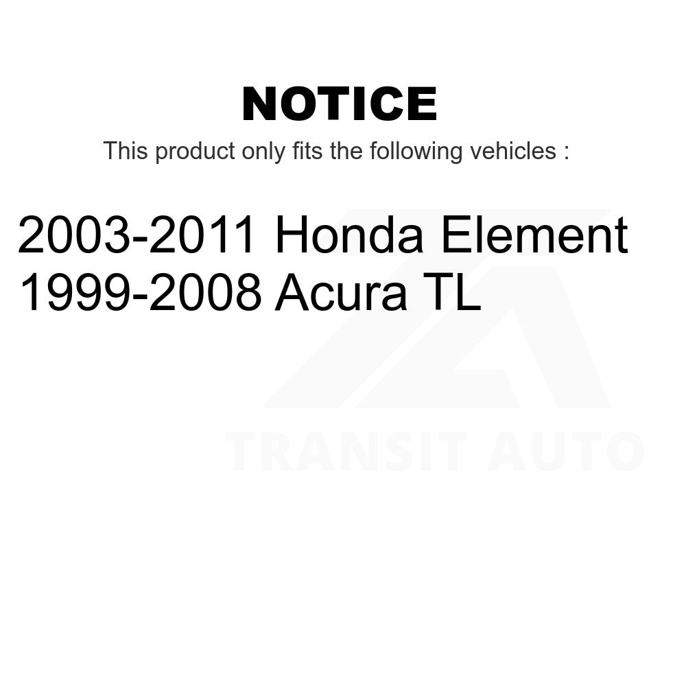 Rear Disc Brake Rotor 8-980151 For Acura TL Honda Element