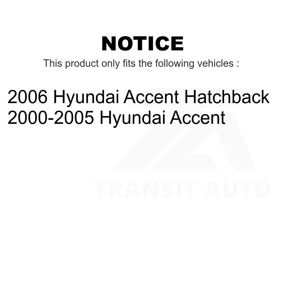 Front Disc Brake Rotor 8-980163 For Hyundai Accent