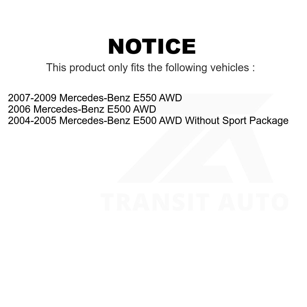 Front Disc Brake Rotor 8-980520 For Mercedes-Benz E500 E550 AWD