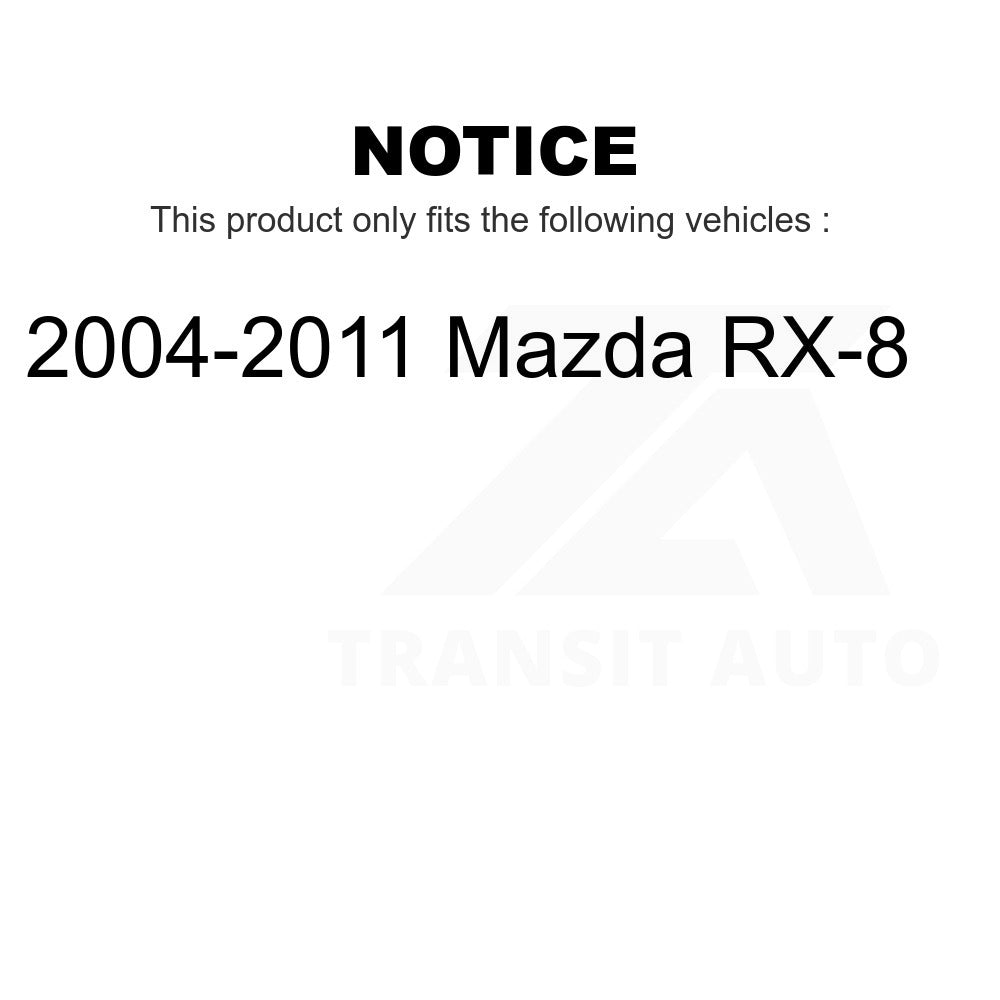Rear Disc Brake Rotor 8-980522 For 2004-2011 Mazda RX-8