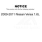 Rear Brake Drum 8-9806 For 2009-2011 Nissan Versa 1.6L