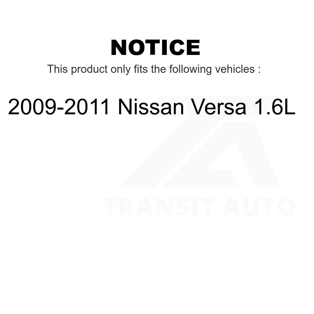 Rear Brake Drum 8-9806 For 2009-2011 Nissan Versa 1.6L