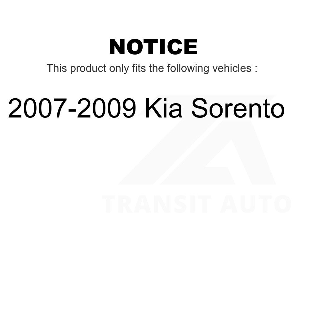 Rear Disc Brake Rotor 8-980602 For 2007-2009 Kia Sorento