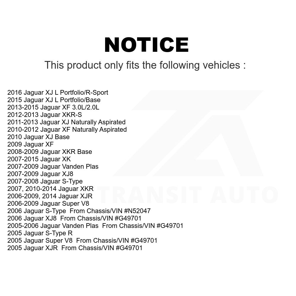 Rear Disc Brake Rotor 8-980644 For Jaguar XF XJ S-Type XK XKR XJ8 Vanden Plas XJR Super V8 XKR-S