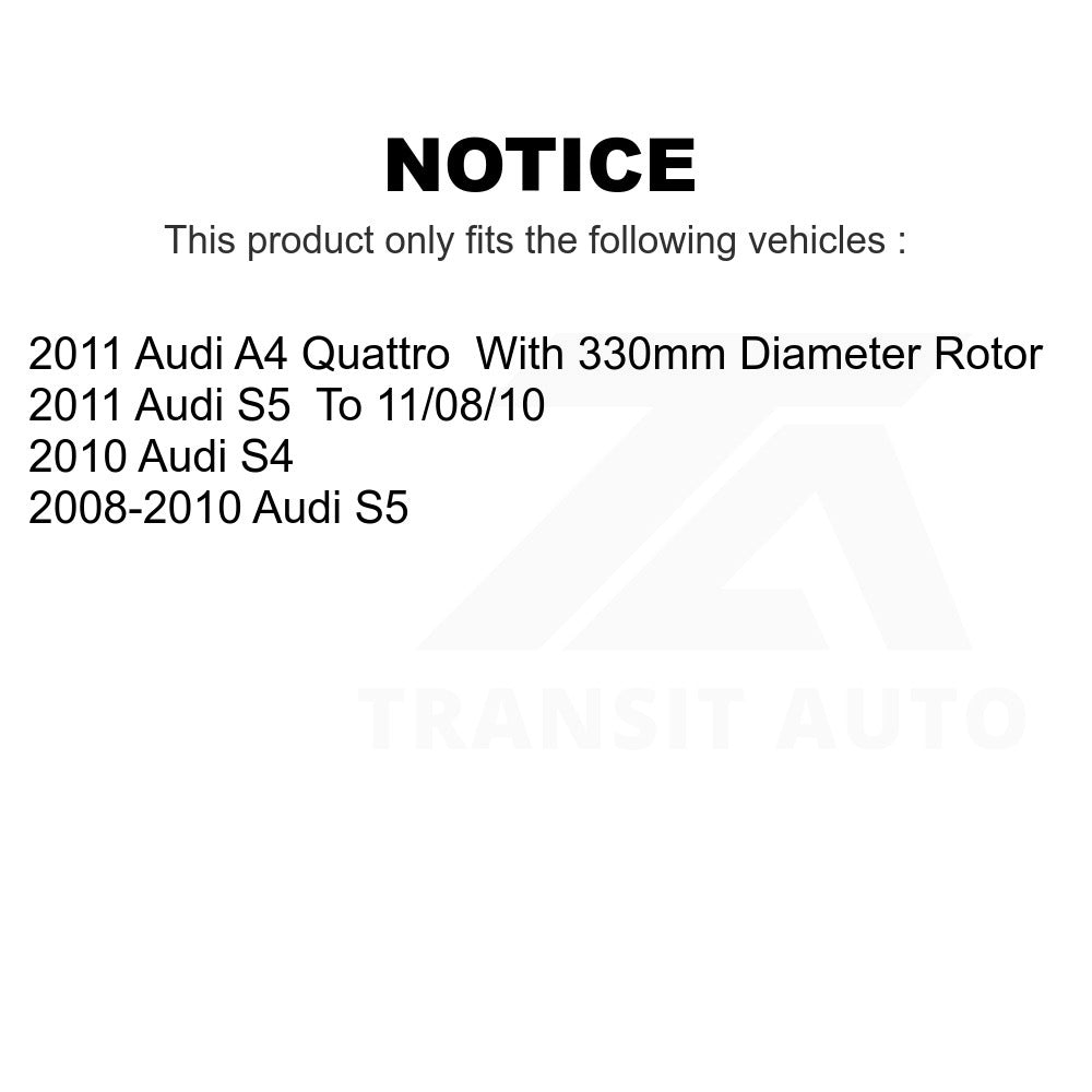 Rear Disc Brake Rotor 8-980698 For Audi S5 A4 Quattro S4