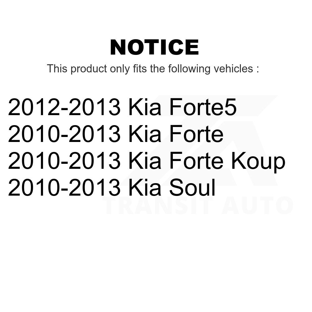 Rear Disc Brake Rotor 8-980751 For Kia Soul Forte Koup Forte5