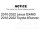 Front Disc Brake Rotor 8-980784 For 2010-2022 Toyota 4Runner Lexus GX460