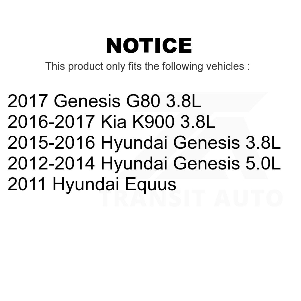 Front Disc Brake Rotor 8-980883 For Hyundai Genesis G80 Equus Kia K900