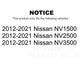 Rear Disc Brake Rotor 8-980974 For 2012-2021 Nissan NV2500 NV3500 NV1500