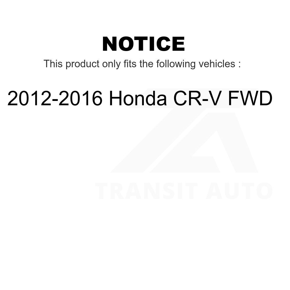 Front Disc Brake Rotor 8-981040 For 2012-2016 Honda CR-V FWD