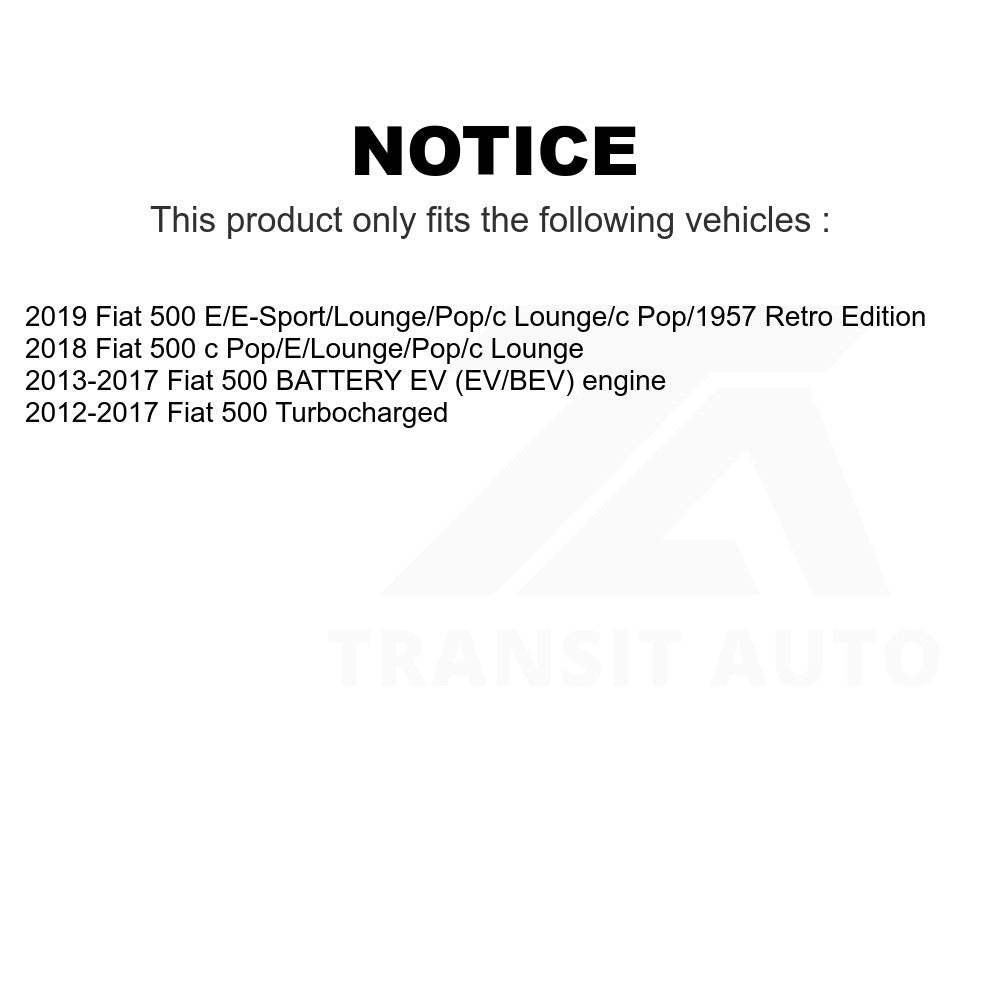 Front Disc Brake Rotor 8-981771 For Fiat 500