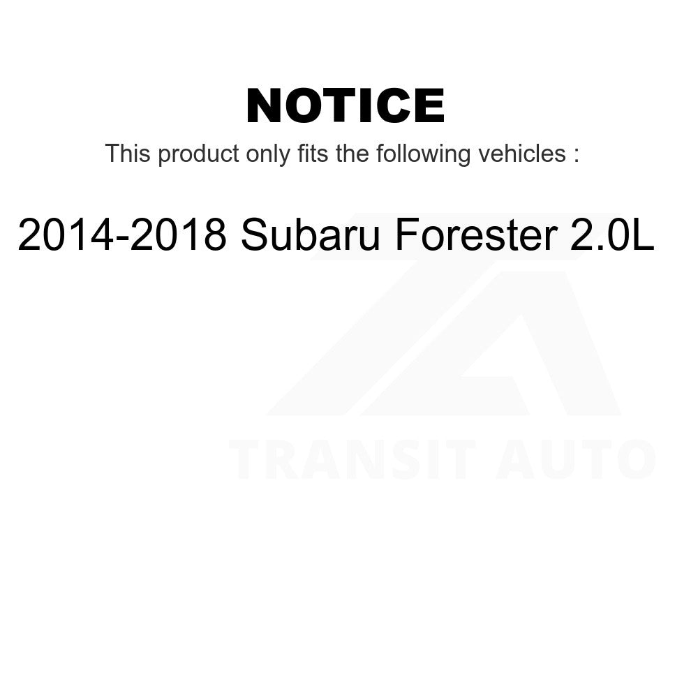 Rear Disc Brake Rotor 8-981787 For 2014-2018 Subaru Forester 2.0L