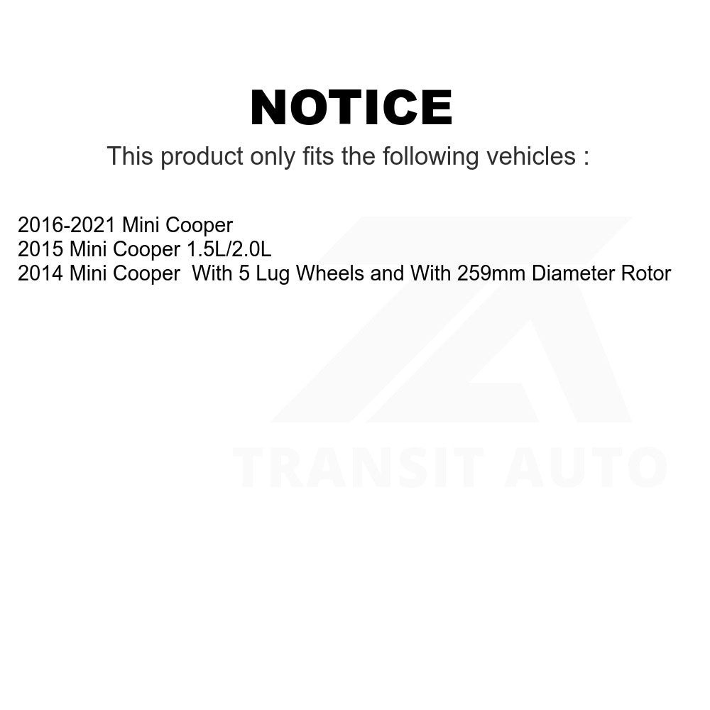 Rear Disc Brake Rotor 8-981943 For Mini Cooper