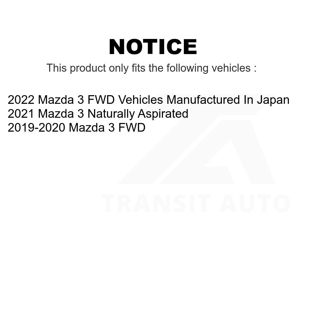 Front Disc Brake Rotor 8-982612 For Mazda 3