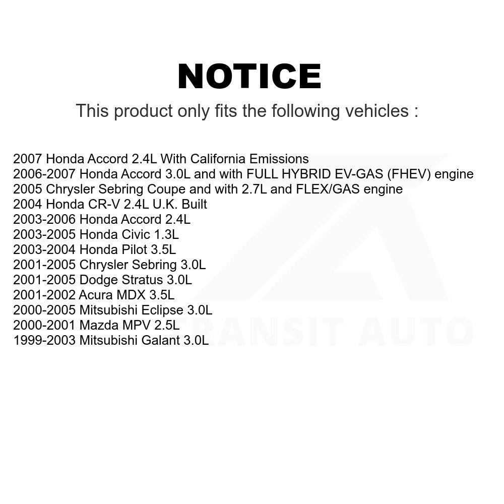 Electric Fuel Pump AGY-00210197 For Honda Accord Civic Pilot Mitsubishi Chrysler Sebring Dodge Stratus CR-V Eclipse Galant Acura MDX Mazda MPV