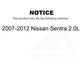 Fuel Pump Module Assembly AGY-00310037 For 2007-2012 Nissan Sentra 2.0L