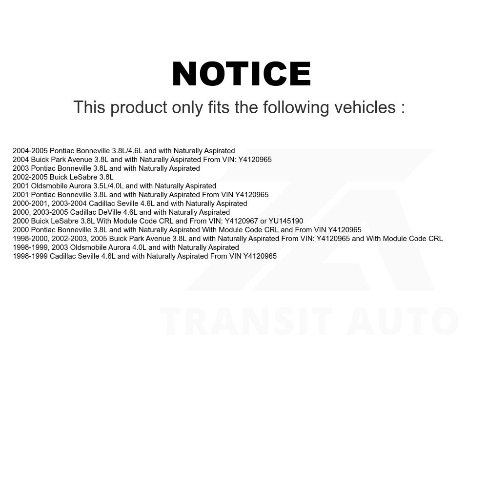 Fuel Pump Module Assembly AGY-00310204 For Buick LeSabre Cadillac DeVille Park Avenue Pontiac Bonneville Seville Oldsmobile Aurora