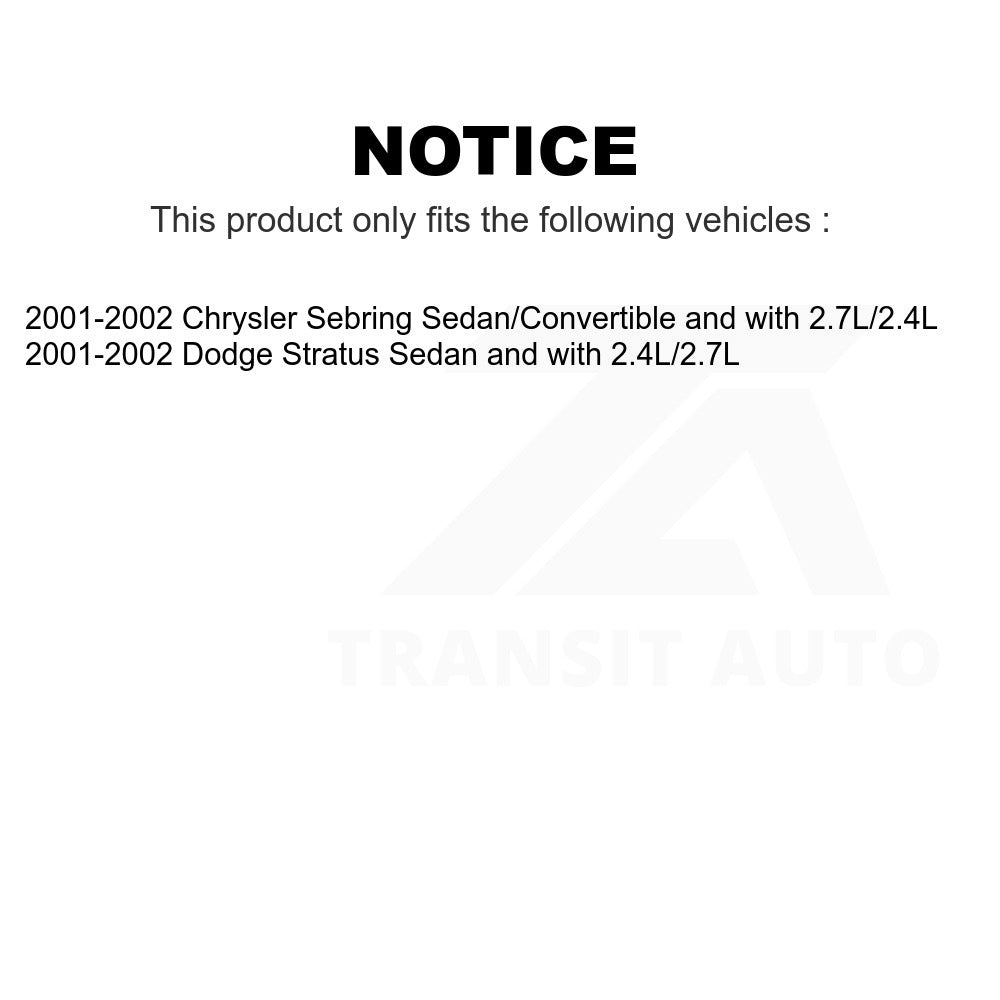 Fuel Pump Module Assembly AGY-00310396 For 2001-2002 Chrysler Sebring Dodge Stratus