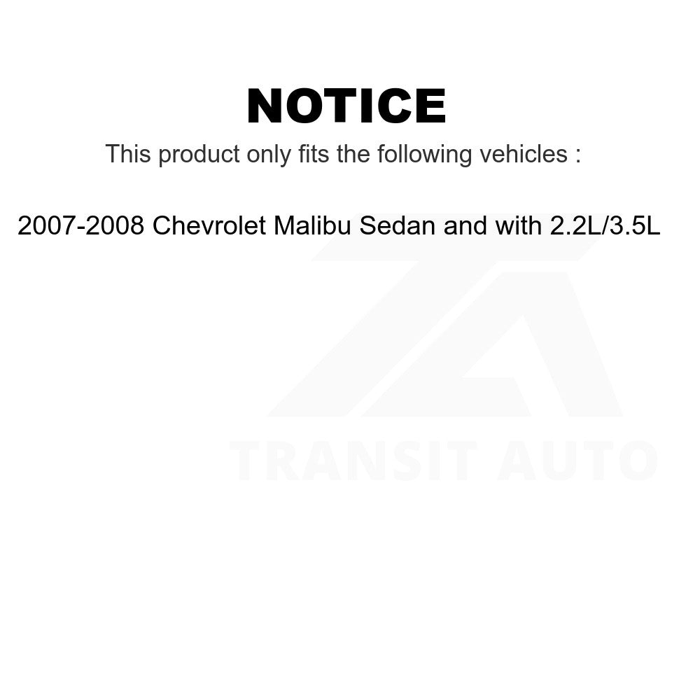 Fuel Pump Module Assembly AGY-00310528 For 2007-2008 Chevrolet Malibu Sedan with 2.2L 3.5L