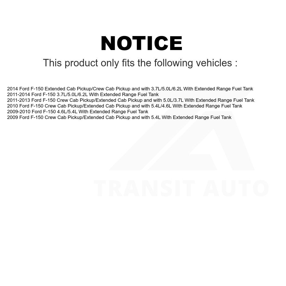 Fuel Pump Module Assembly AGY-00310575 For Ford F-150 With Extended Range Tank