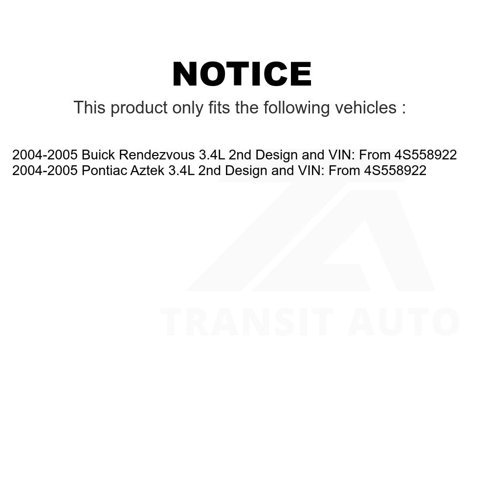 Fuel Pump Module Assembly AGY-00310613 For 2004-2005 Buick Rendezvous Pontiac Aztek 2nd Design VINFrom 4S558922 3.4L