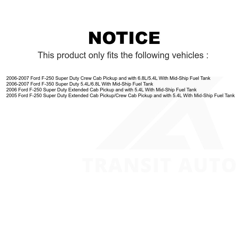 Fuel Pump Module Assembly AGY-00310690 For Ford F-250 Super Duty F-350 With Mid-Ship Tank