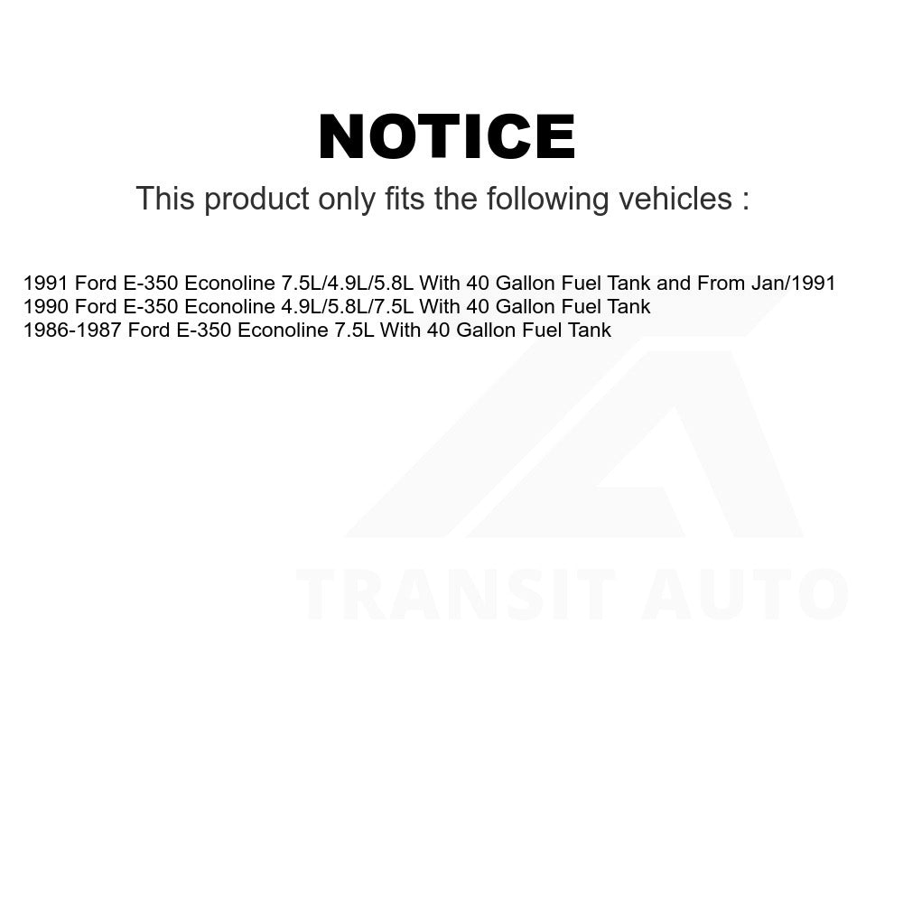 Fuel Pump Sender Assembly AGY-00311402 For Ford E-350 Econoline