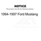 Fuel Tank Strap AGY-01110063 For 1994-1997 Ford Mustang