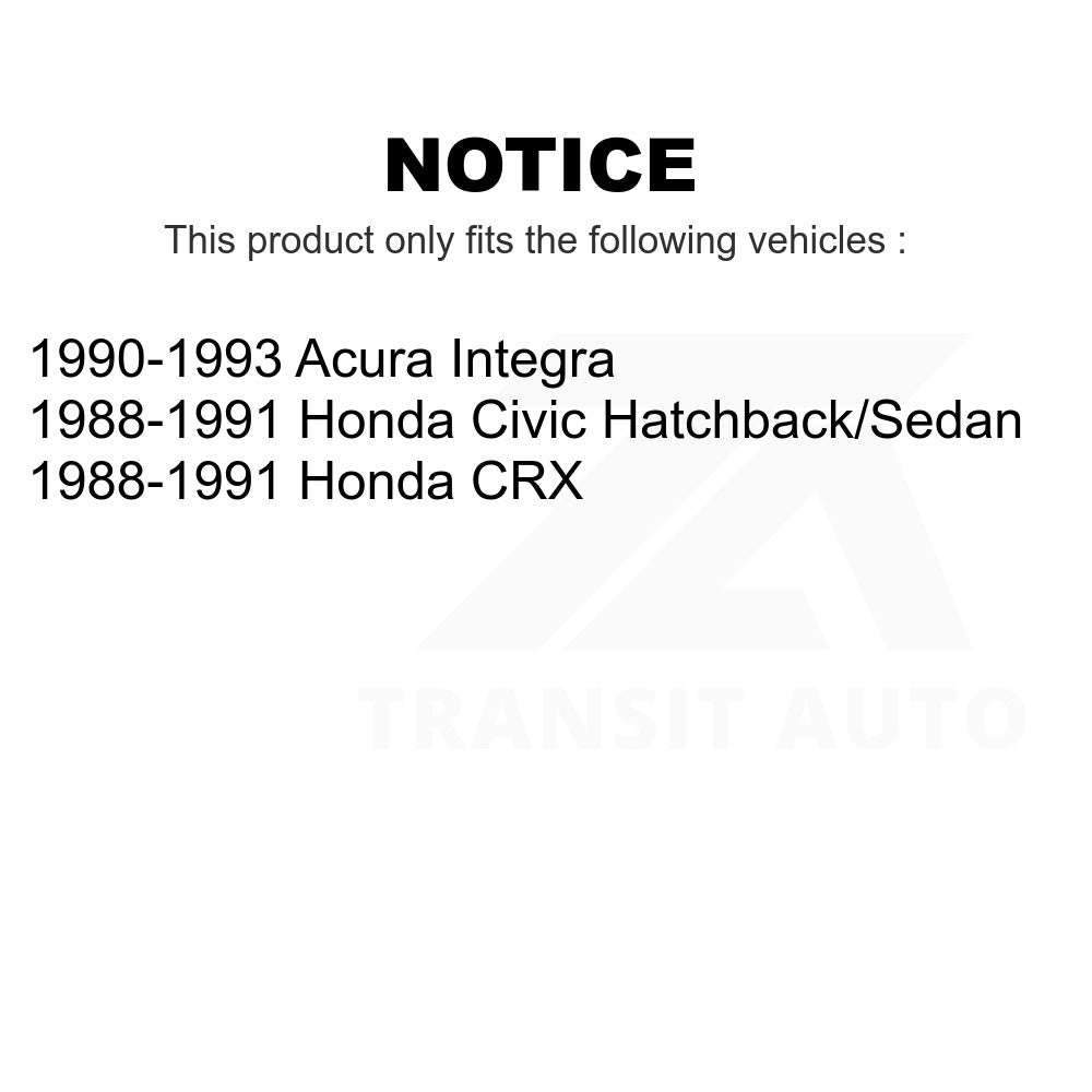 Fuel Tank Strap AGY-01110073 For Honda Civic Acura Integra CRX