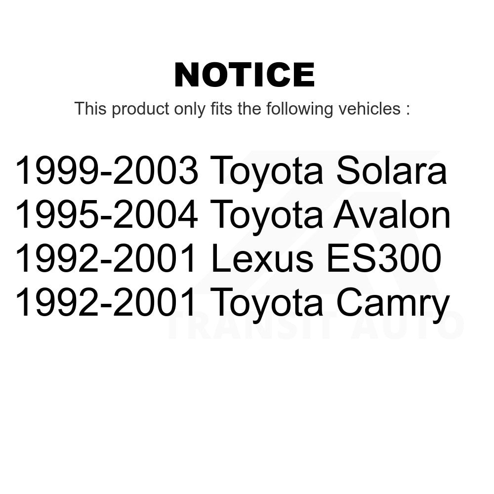 Fuel Tank Strap AGY-01110140 For Toyota Camry Avalon Lexus ES300 Solara
