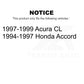 Fuel Tank Strap AGY-01110142 For Honda Accord Acura CL