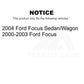 Fuel Tank Strap AGY-01110167 For Ford Focus