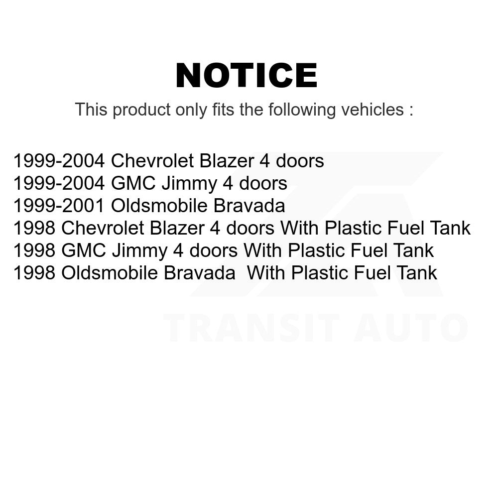 Fuel Tank Strap AGY-01110177 For Chevrolet Blazer GMC Jimmy Oldsmobile Bravada