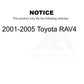 Fuel Tank Strap AGY-01110316 For 2001-2005 Toyota RAV4