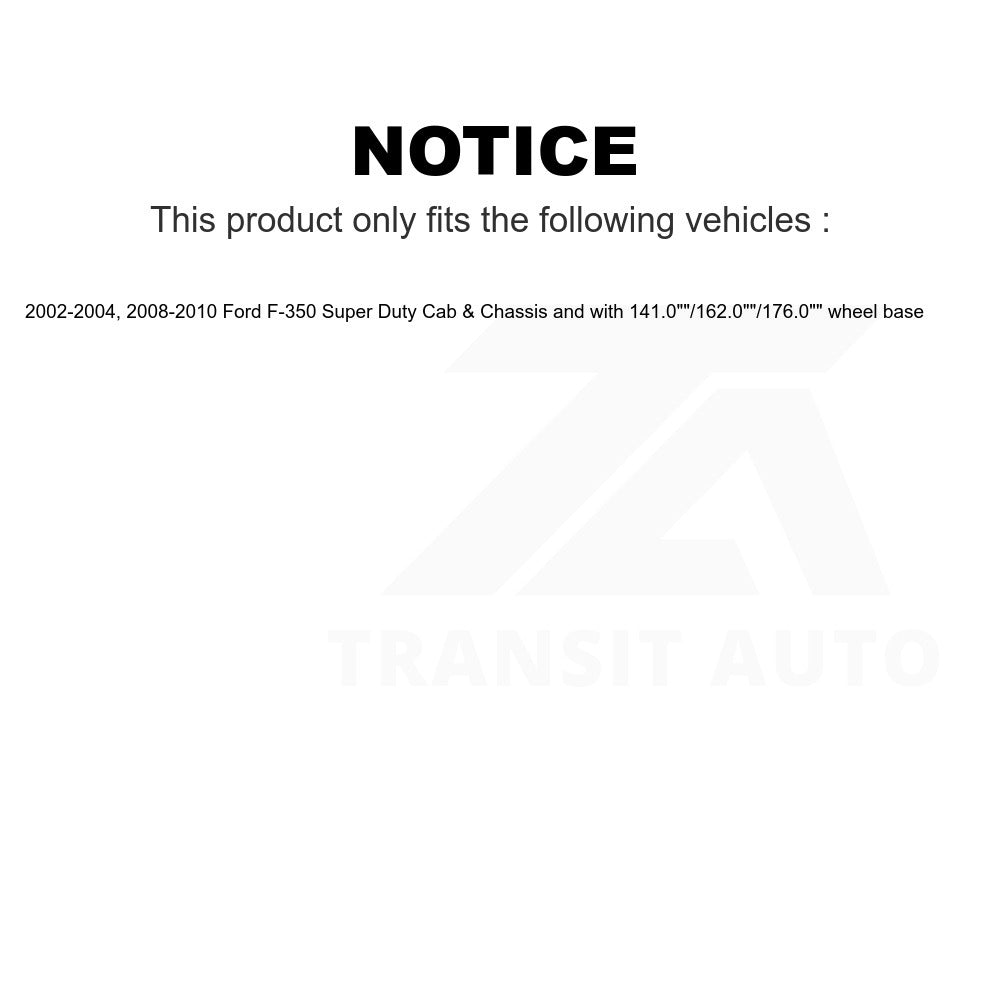 Center Fuel Tank Strap AGY-01110318 For Ford F-350 Super Duty Cab & Chassis with 141.0" 176.0" 162.0" wheel base
