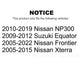 Fuel Tank Strap AGY-01110387 For Nissan Frontier Xterra Suzuki Equator NP300
